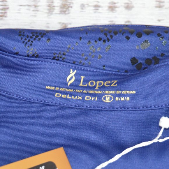 Nancy Lopez Golf Womens Long-sleeved Quarter Zip Balance UPF50+ Golf Medium NWT - Picture 4 of 14